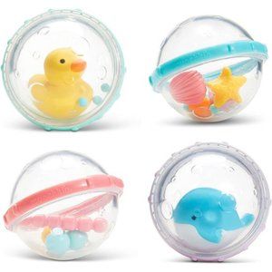 Baby and Toddler Bath Toys,4 Count, NEW